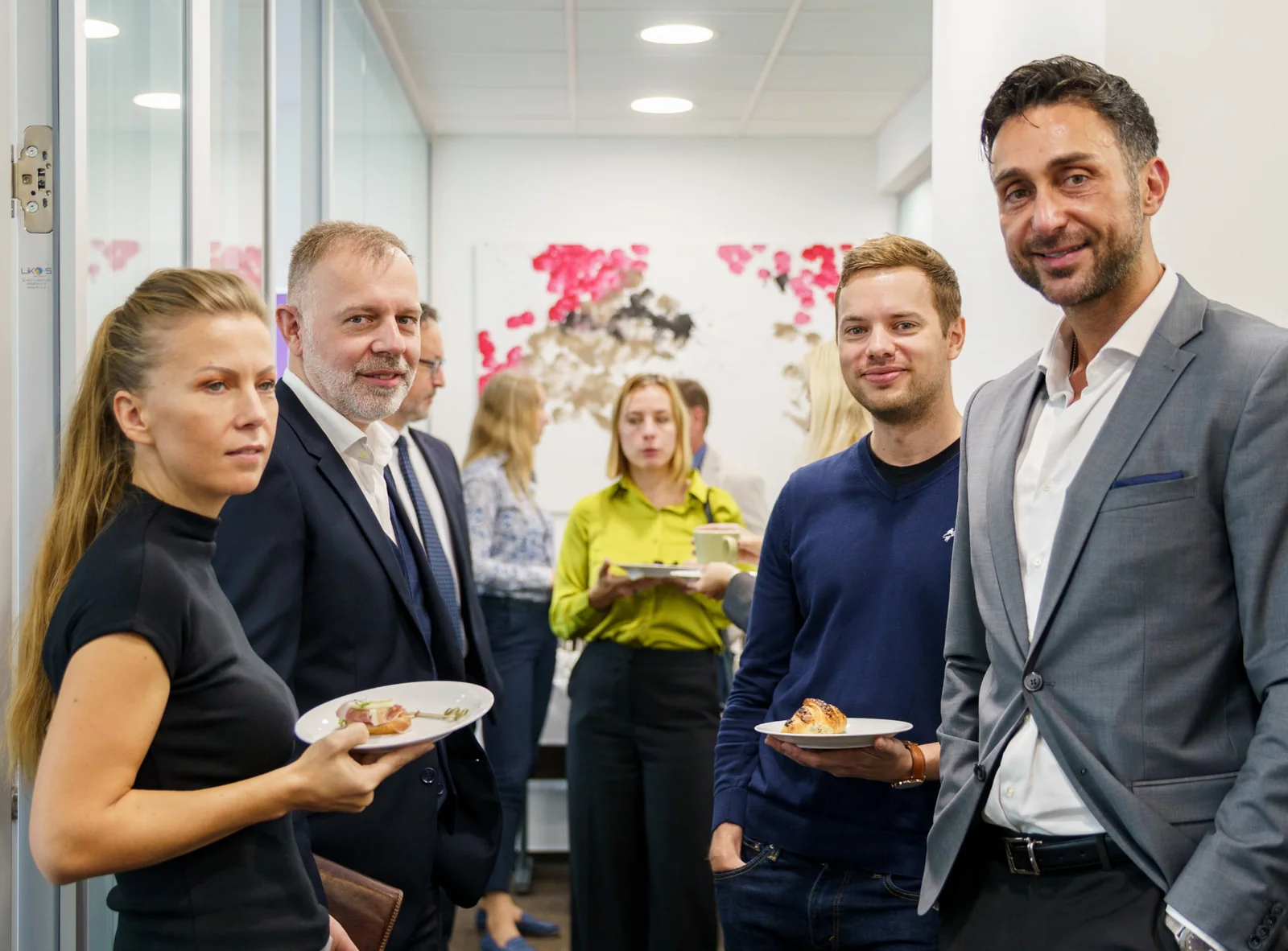 Martin Brath meeting clients and business leaders at an event